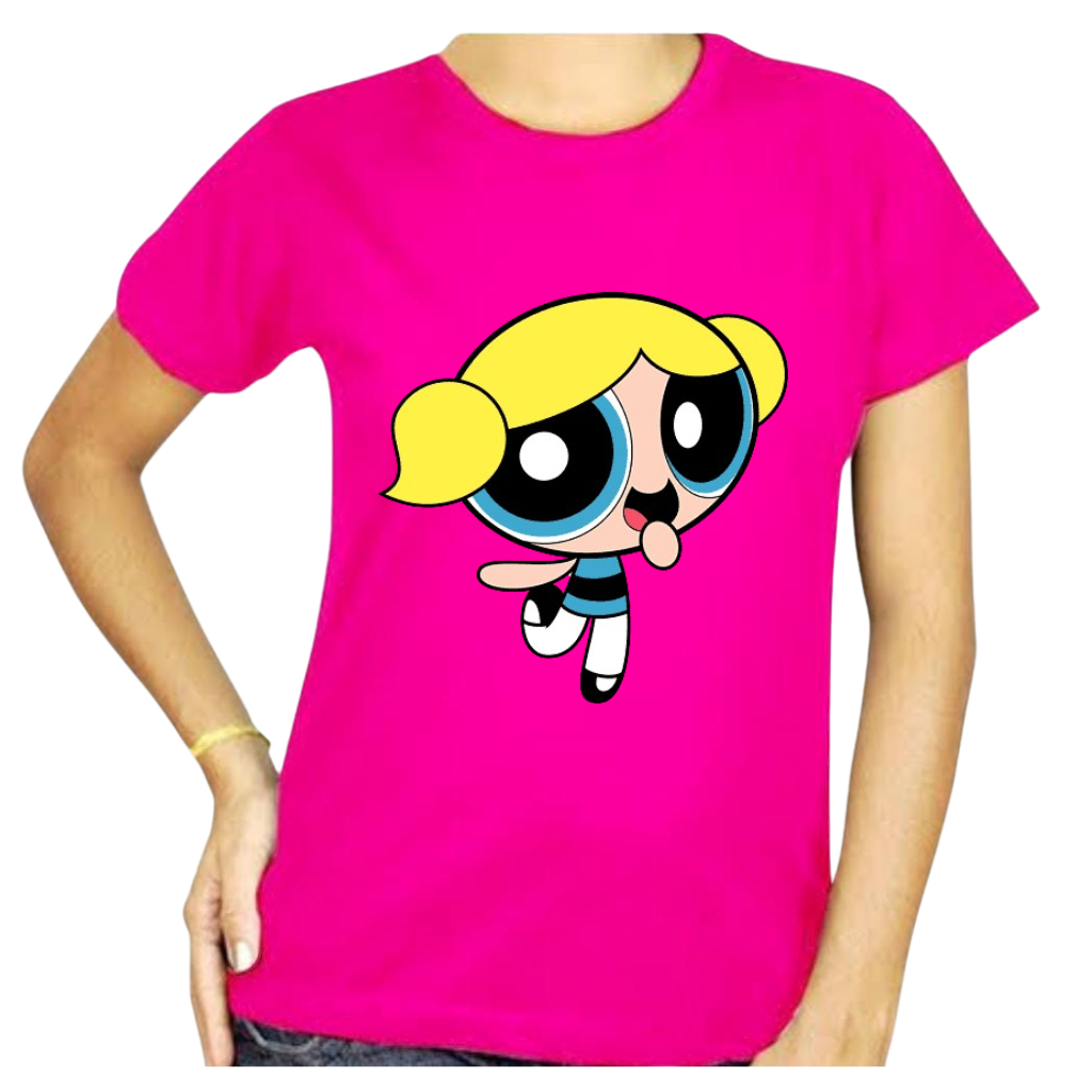 T-shirt Baby Look Feminina Super Poderosa Lindinha
