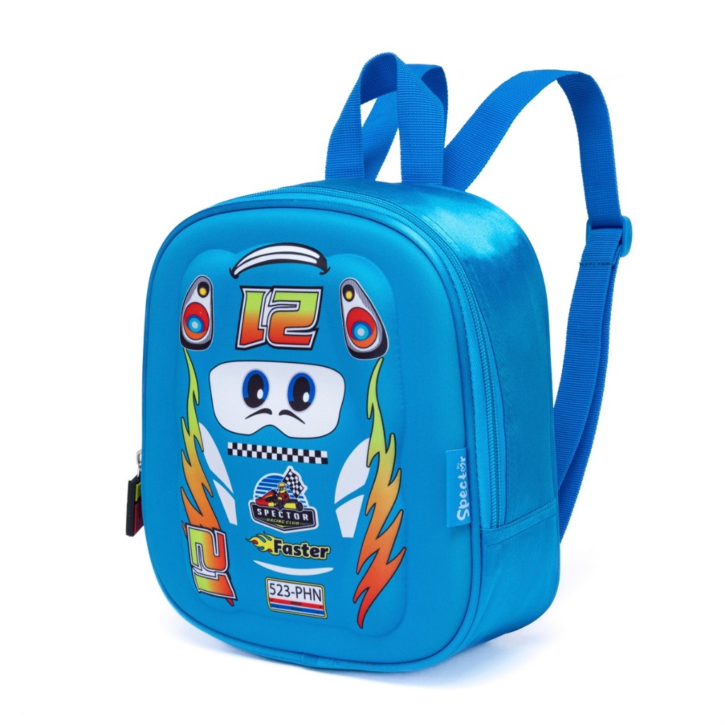 Detalhes do Kit Mochila Infantil Carrinho + Lancheira + Estojo Carro Veloz 3D Reforçada