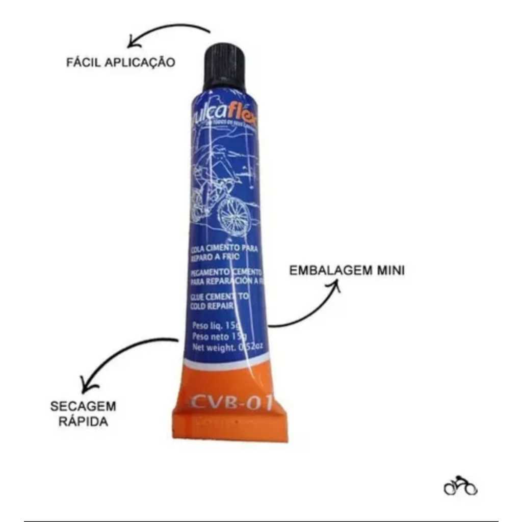 Cola Vulcaflex Vulcanizante Remendo Frio Cvb-01 15g · foto 2
