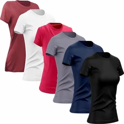 Camiseta Dry Fit Feminina Premium Proteção UV 50+ Lisa