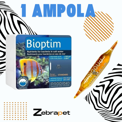 Prodibio Bioptim - Acelerador Biológico Água Doce e Marinho - 1 Ampola