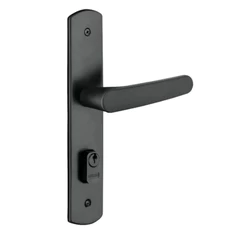 Fechadura Porta Externa Modelo Ipanema Reta Preta Soprano