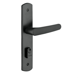 Fechadura Porta Externa Modelo Ipanema Reta Preta Soprano em Oferta na Shopee