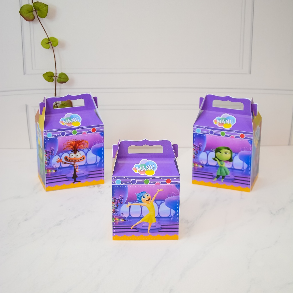 Caixa Maleta Divertidamente Personalizada | Lembrancinhas para Aniversário Infantil Divertidamente