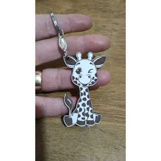 Kit Chaveiros Lembrancinha Girafa em mdf em Oferta na Shopee