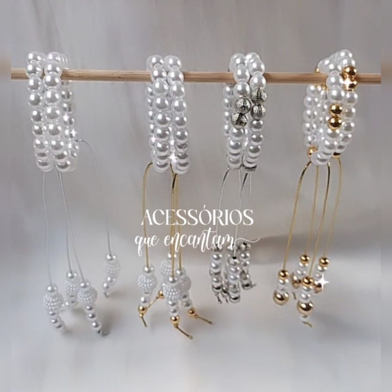 Kit Colar Pérola Charme para seu Difusor & Saboneteira 2 Unidades- Modelos Variados