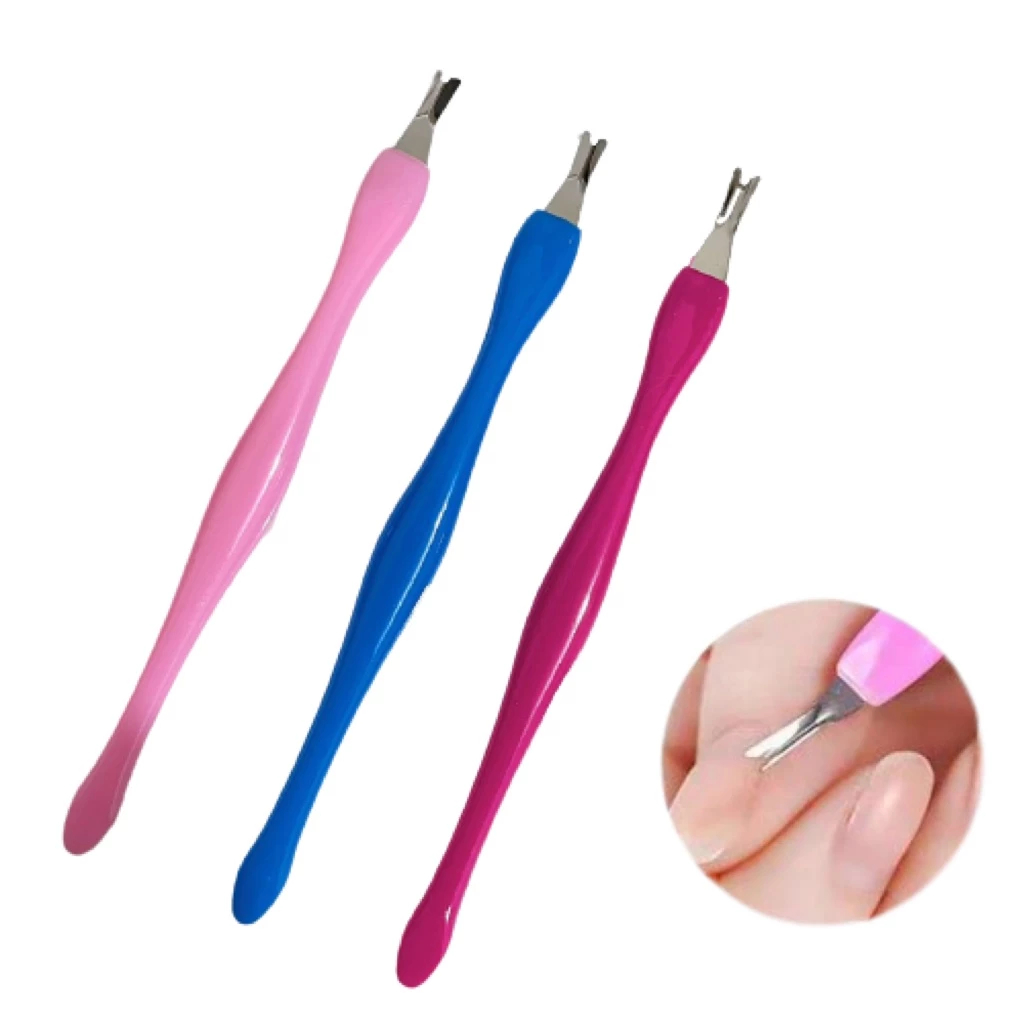 Kit Com 3 Aparador Garfo de Cutículas Cortador Removedor pele morta Pedicure em Oferta na Shopee