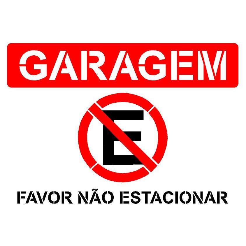 Stencil Proibido Estacionar Multicamadas Molde Não Estacione para pinturas 3 stencils separando as cores