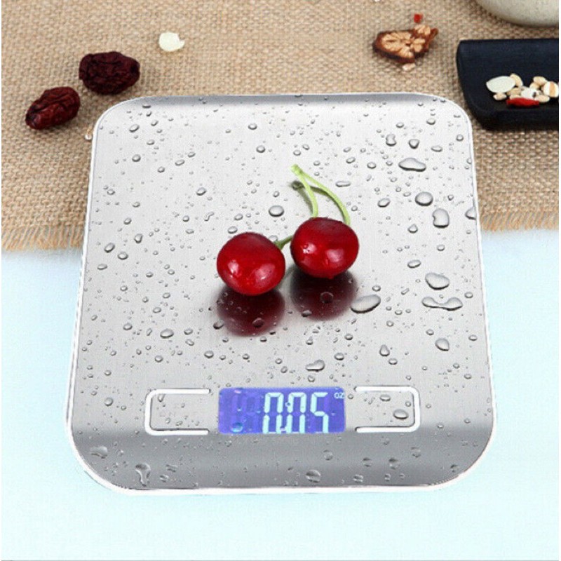Balança Cozinha 10kg Inox Alta Precisão pilha inclusa -envio imediato