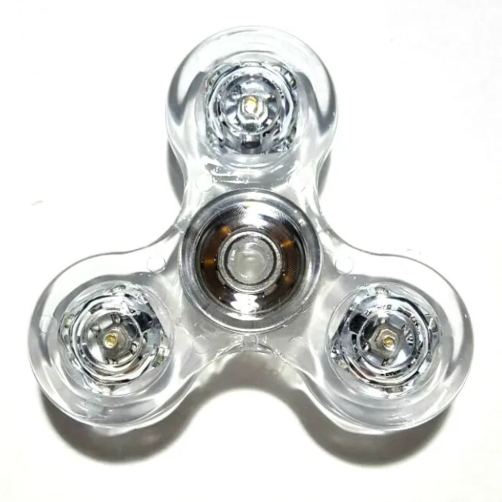 Fidget Spinner Transparente no Estojo Fidget Toy Hand Spinner