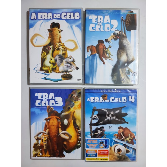 Lote dvd (ALGUNS LACRADOS) Era do gelo/ Robos/ Alvin e os esquilos/ Anastasia/ Horton/ Um contode natal -20 CENTURY FOX