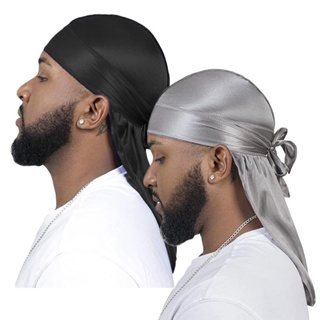 Kit com 02 Durags Silky Bandana Dureg em Oferta na Shopee