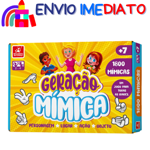 Jogo Fazendo Mimica - Geração Mimica - Brinquedo - Diversão - Infantil em Oferta na Shopee