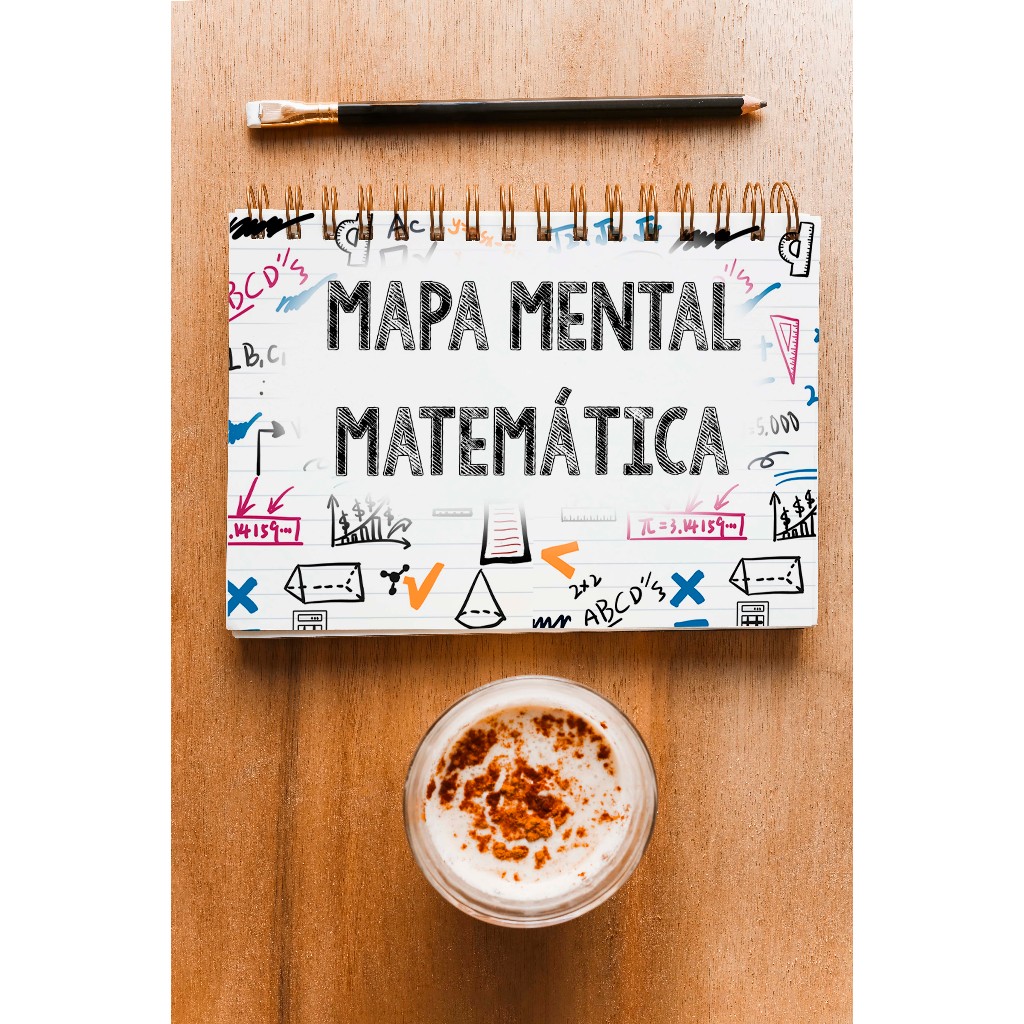 Imagem Apostila Enem Mapa Mental de Matemática para Concursos ENEM ESA UERJ FATEC UNICAMP FUVEST