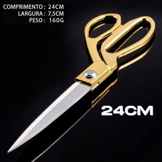 Tesoura Uso profissional dourada para costureira - Tesoura Tapeceiro Forjada Alfaiate Crina em Oferta na Shopee