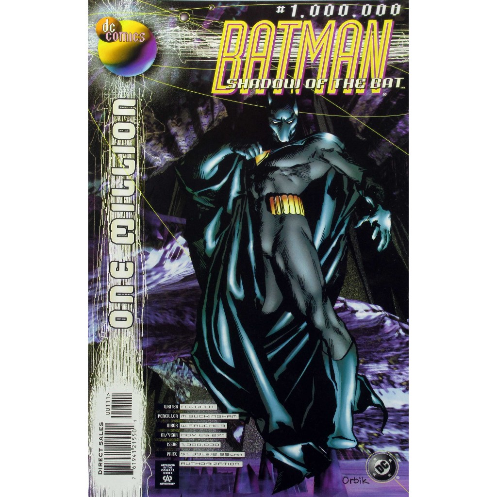 HQ DC Batman Shadow of the Bat - One Million - Importado - DC Comics 1998