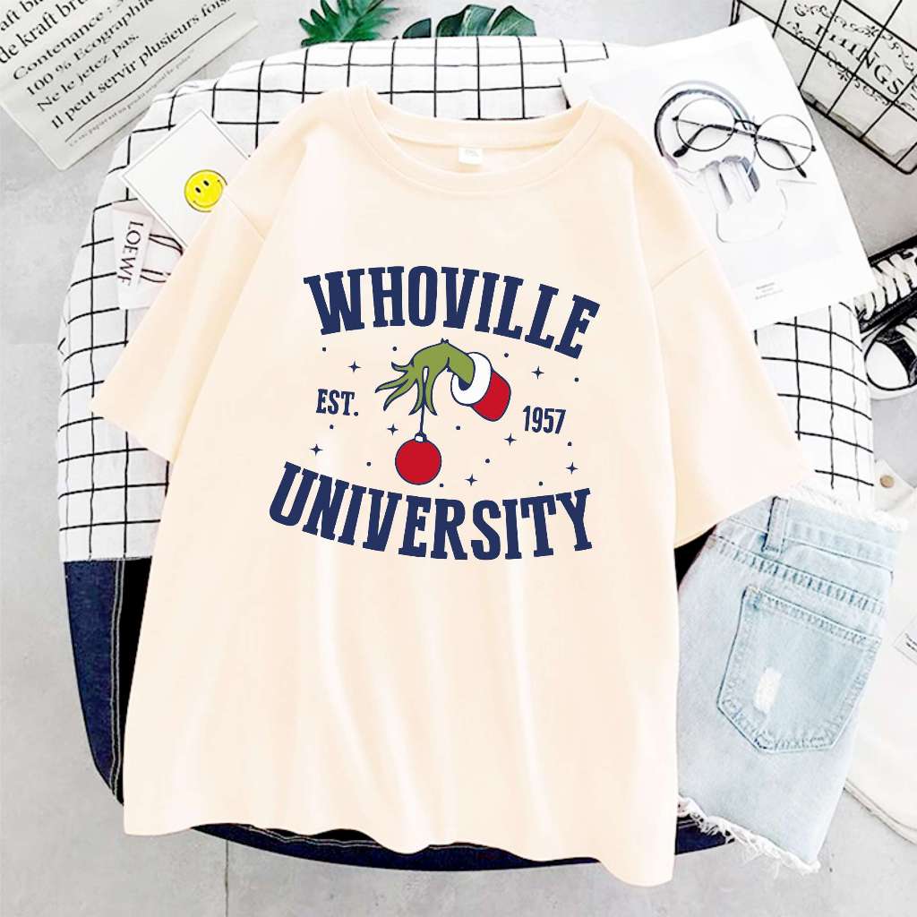 Camiseta Who Ville Merry Christmas Unissex