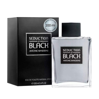 Perfume Seduction In Black Antônio Banderas Eau de Toilette Masculino 200ml em Oferta na Shopee