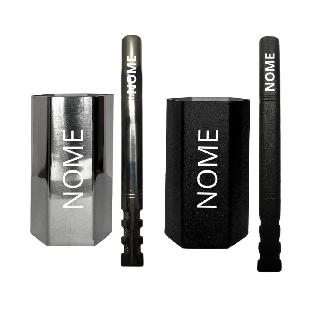 Kit para Terere Personalizado Inox: Copo Hexagonal 300ml + Bomba para Terere V6 Inox + Escovinha