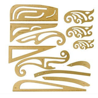 JOGO DE REGUA e ESQUADRO PARA CORTE E COSTURA FRANCESA em Oferta na Shopee