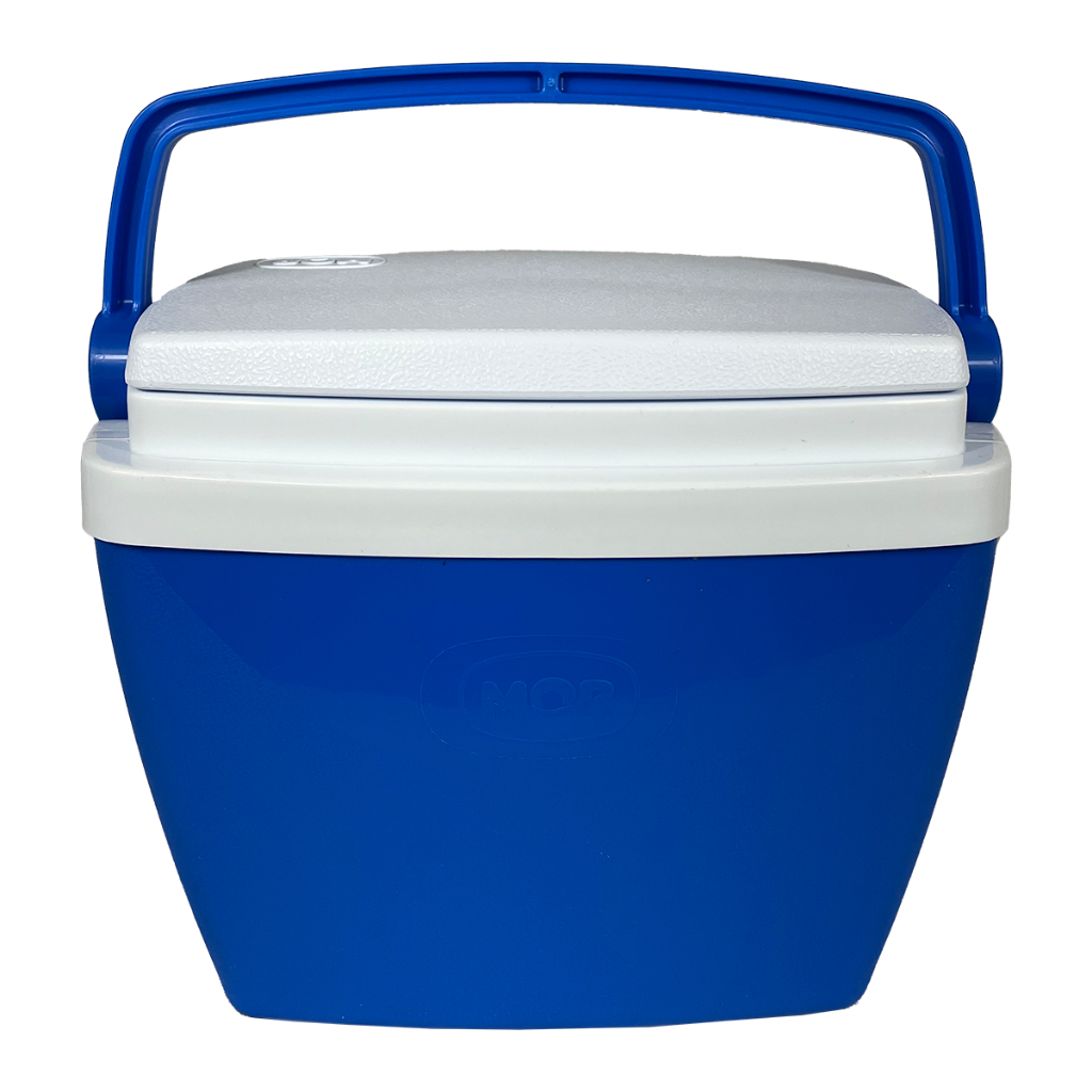 Caixa Térmica Cooler com Alça 6 Litros Azul comporta 8 Latas 350ml - Mor