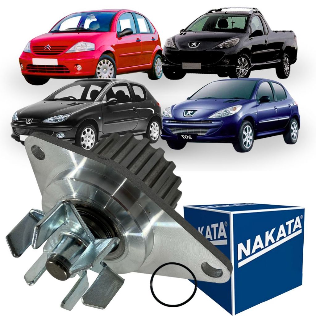 Bomba D'água Nakata Citroen C3 Peugeot 206 207 Hoggar em Oferta na Shopee