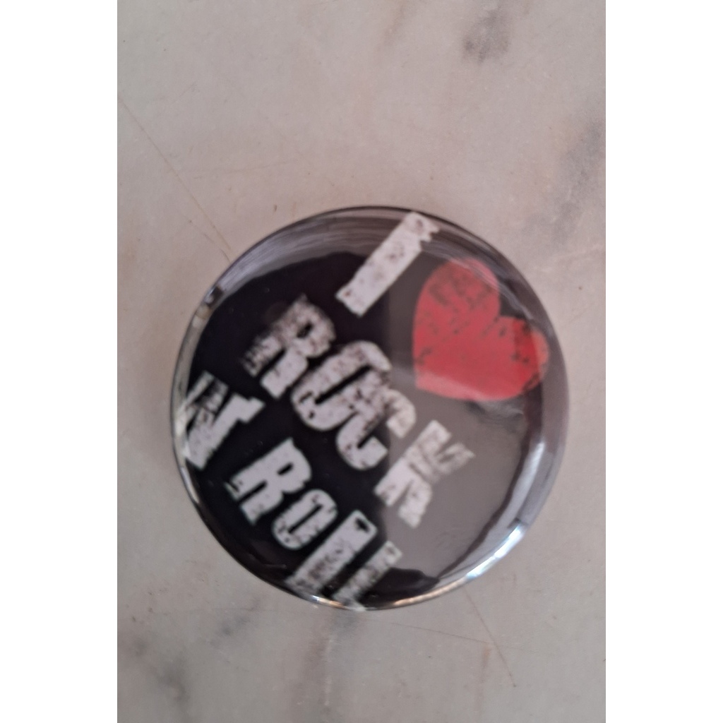 botton love rock para colecionador heavy metal para jaquetas roqueiros roupa