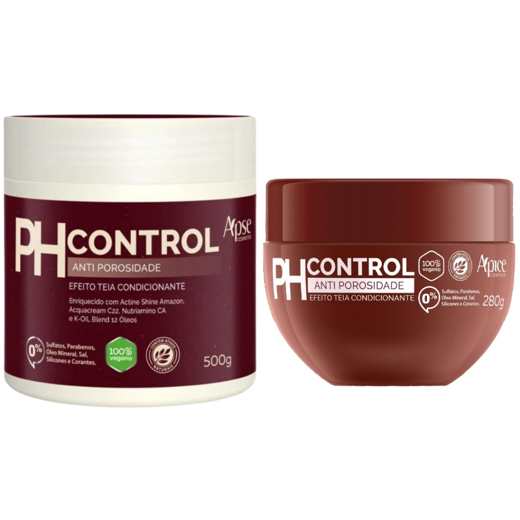 Mascara Ph Control Anti Porosidade Capilar Condicionante Vegano Profissional Apice - Escolha