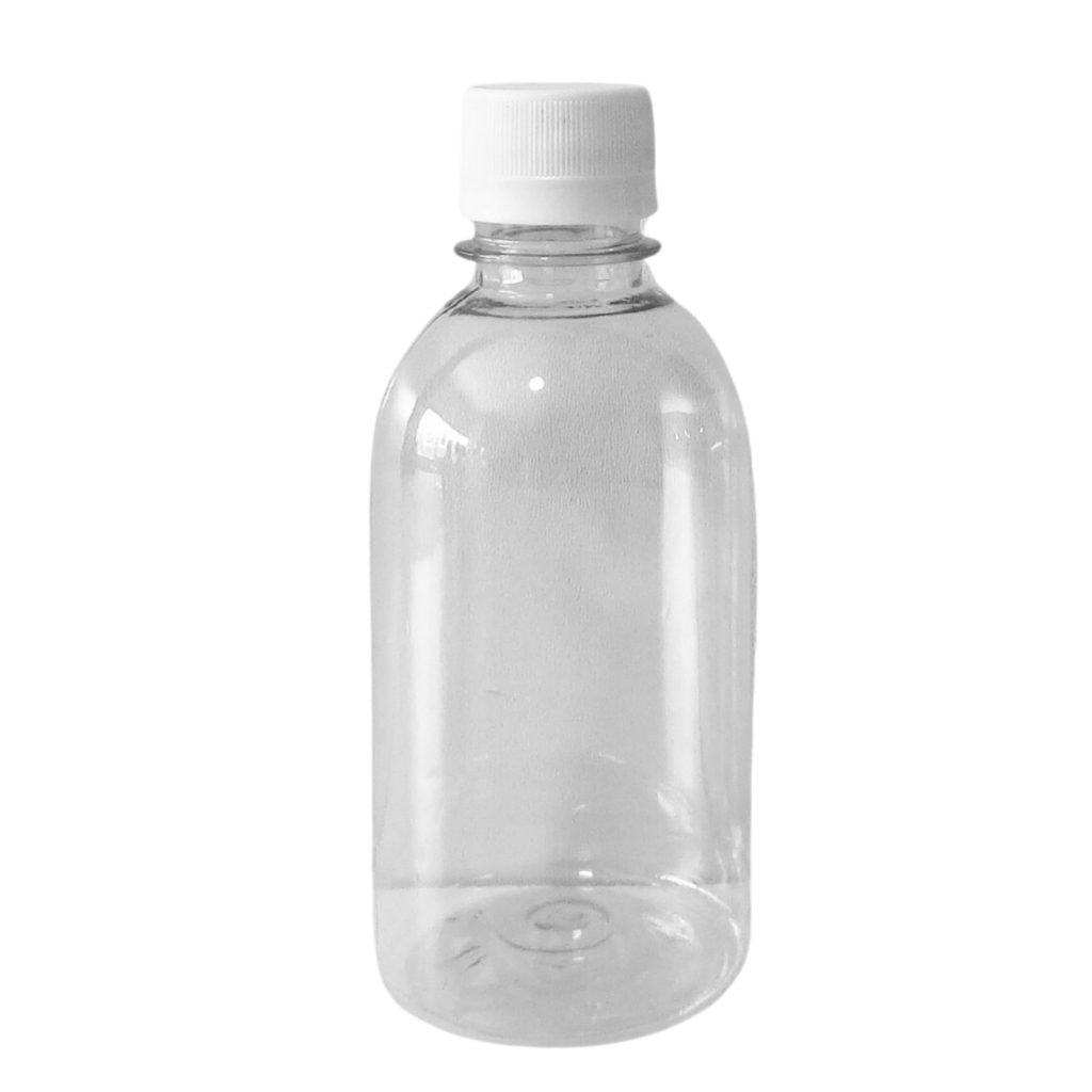 Frasco Pet 250ml Refil com Tampa Lacre Rosca 28 1Und