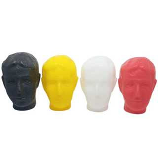 Cabeça De Cera Homem e Mulher Para Rituais Religiosos Unidade. em Oferta na Shopee