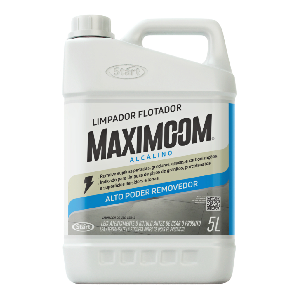 Limpador Flotador Maximoom 5L Alcalino Limpador universal limpa desde Estofados ate pisos porcelanatos