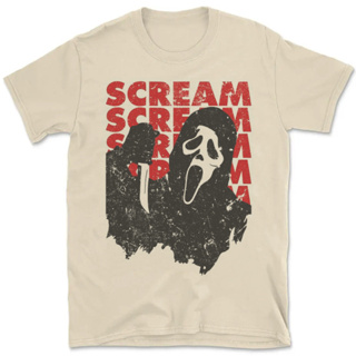 Camiseta Vintage Unissex Scream Filme Pânico A339 em Oferta na Shopee