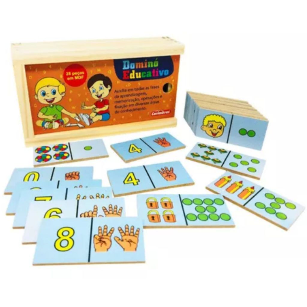 Dominó Educativo Carimbras: Onde Comprar | BuscaProdutos