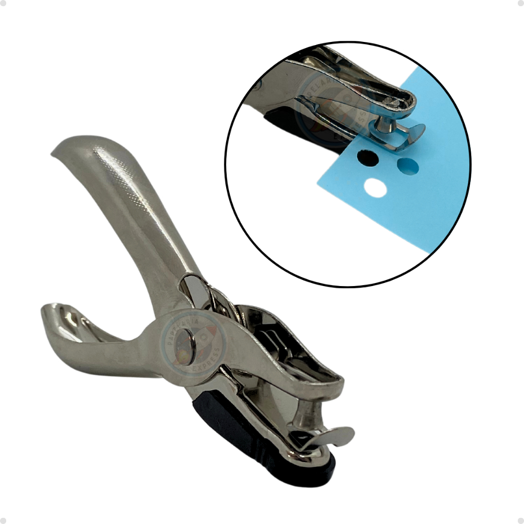 Perfurador de Papel Alicate 1 Furo de Metal 6MM Masterprint em Oferta na Shopee