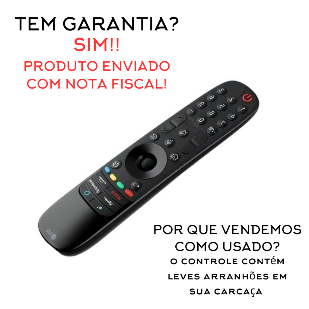 Controle remoto Magic MR18 MR19 MR20 Mr21 funciona MOUSE e MICROFONE! produto usado! — imagem 2 de 2