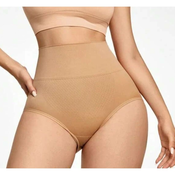Calcinha Cinta Alta Compressão Lingerie Fio Duplo Modeladora Cintura Alta Reduz Medidas em Oferta na Shopee