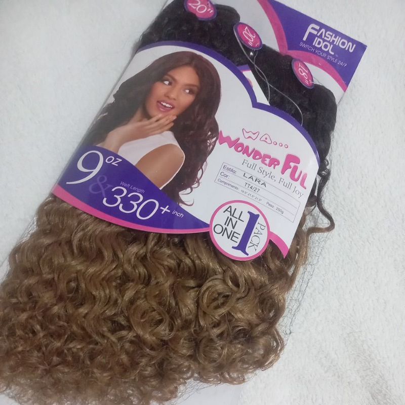 Cabelo Orgânico Cacheado Lara TT4/27 Sleek 250Gr - Fashion Idol / Sleek