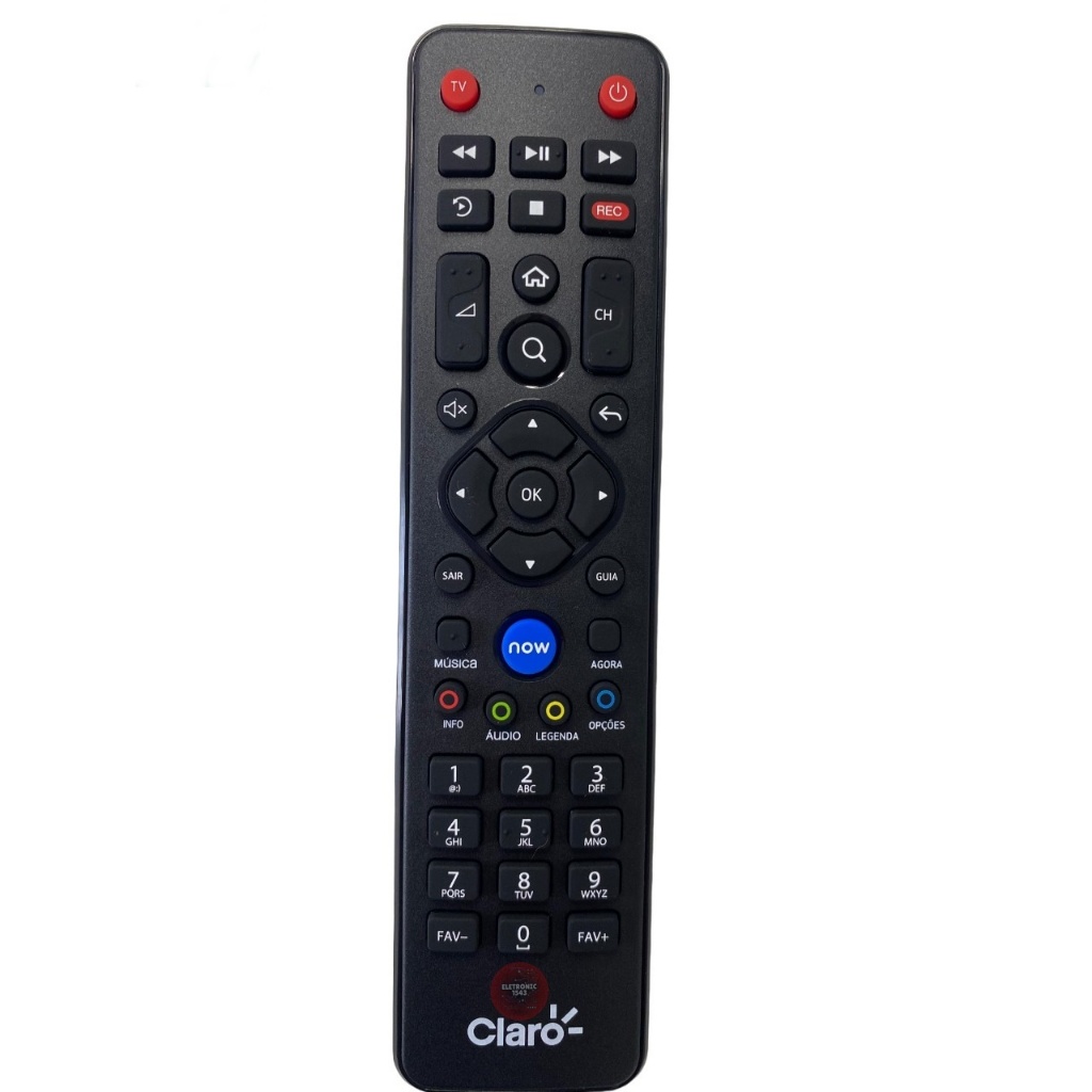 Controle compativel com todos os receptores net e claro