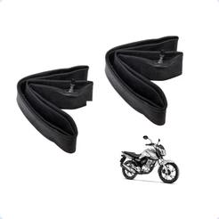 Par Câmara De Ar Moto Aro 18 Cg Titan Fan 125 150 160 Ybr