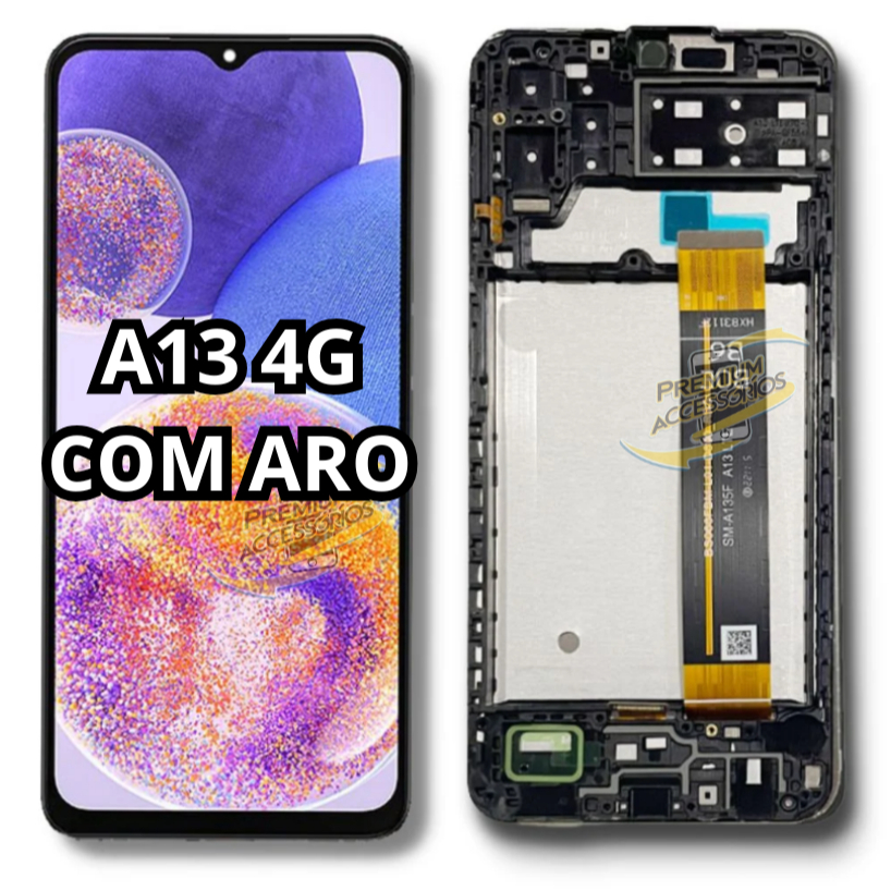 Tela Frontal Touch Display Para A13 4G A135 Com Aro E Sem Aro - A Pronta Entrega em Oferta na Shopee