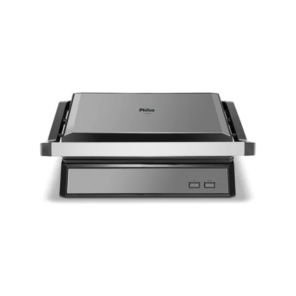 Grill 2 em 1 Preto com Inox PGR32 Philco em Oferta na Shopee