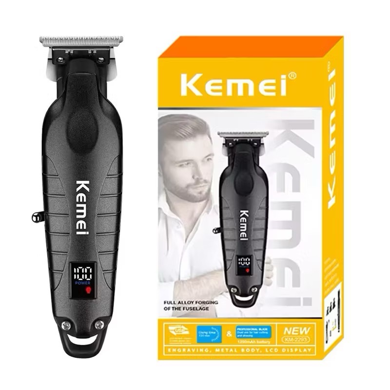 Maquina De Acabamento Profissional Kemei Original KM-2293 Display Lcd em Oferta na Shopee