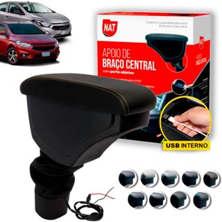 Apoio de Braço Onix E Prisma Ano 2012 Até 2019 C/ Usb em Oferta na Shopee