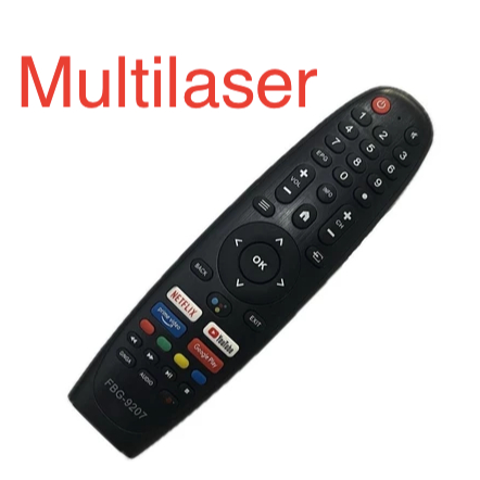 Controle Remoto Sky-9207 Multilaser Smart 4K, Tl042, Tl045, LCD, LED 2 PEÇAS