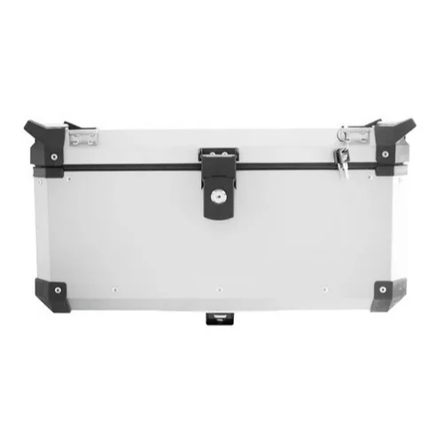 Bauleto Traseiro Moto Alumínio Roncar Top Case 56L Universal Viagem Impermeável Premium Elite Forte