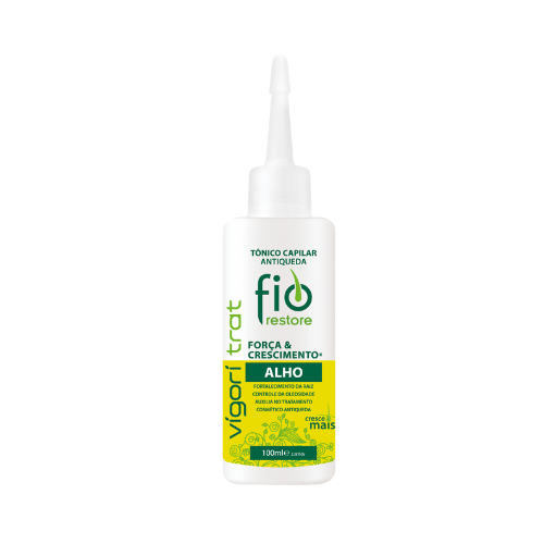 Tônico Capilar Antiqueda com Alho Fortalecedor da Raiz e Crescimento - Vigori Trat Fio Restore 100ml em Oferta na Shopee
