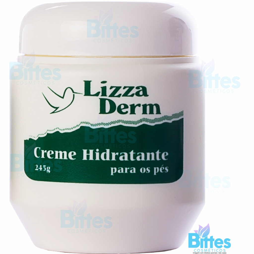 Creme para os Pés Suave Fragrance Hidratante Lizza Derm