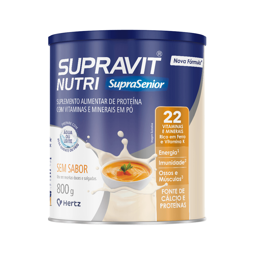 Supravit Nutri Suplemento Alimentar 800g Sem Sabor