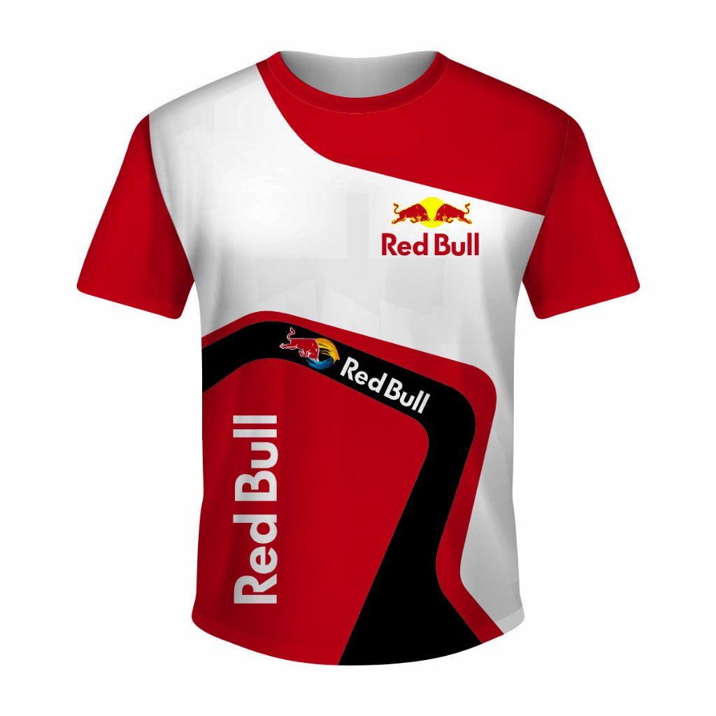 CAMISA RED BUL ADULTO SUBLIMADA CAMISETA COM PROTEÇÃO SOLAR
