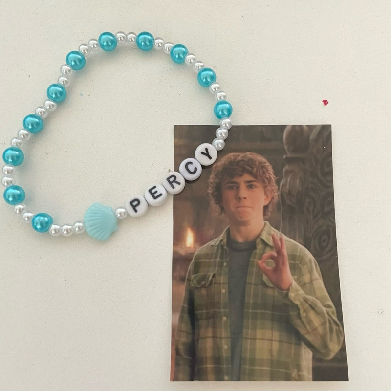 PULSEIRA PERCY JACKSON PJO PERCY OCEANO POSEIDON CONCHAS MAR PÉROLAS LIVRO MITOLOGIA GREGA
